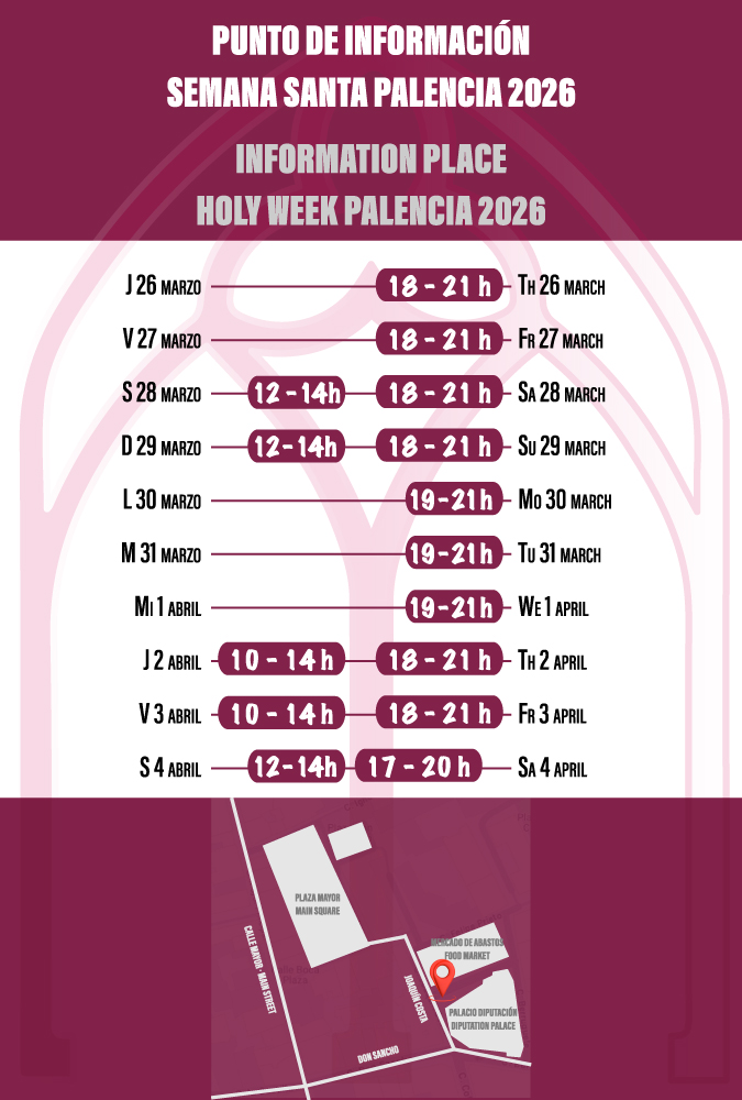 Punto de Información Semana Santa Palencia 2026